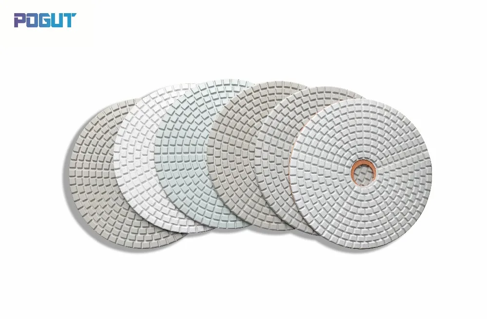 Diamond polishing pads disc sander pad 125mm, 8'' wet polishing pad