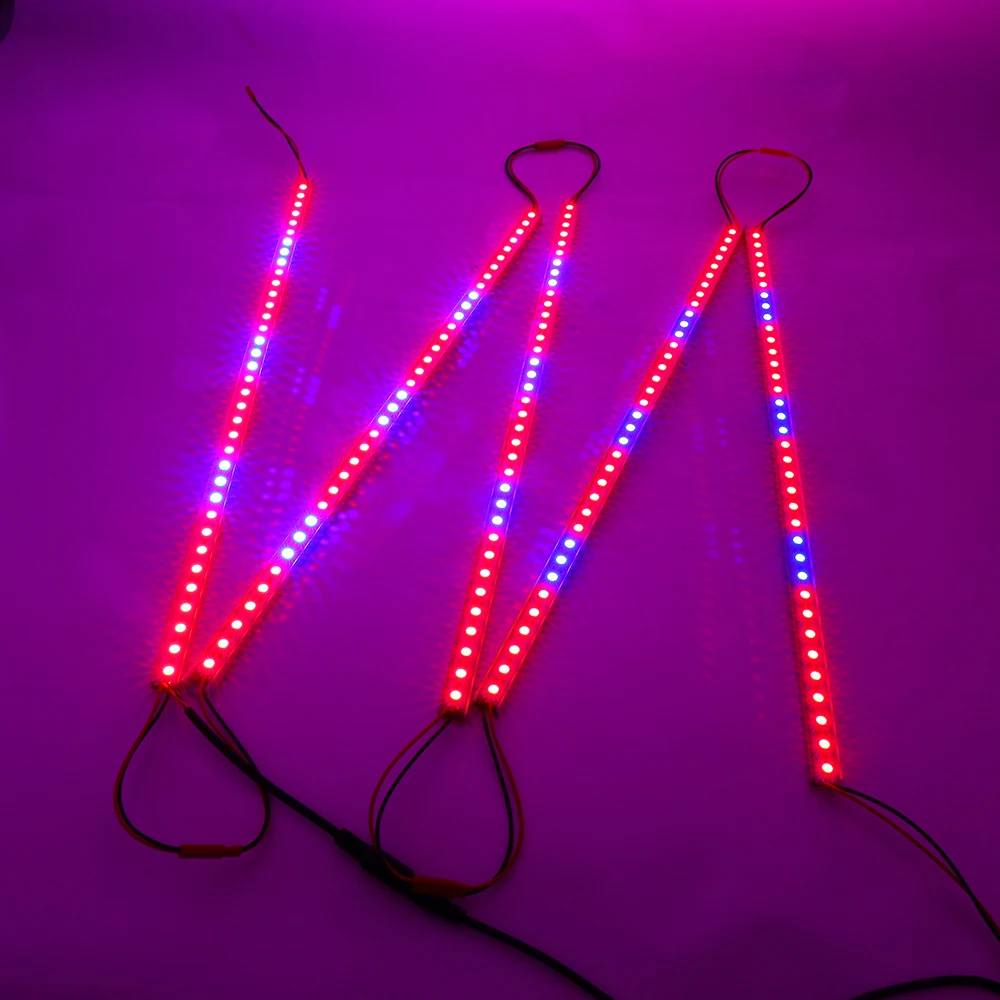 10pcs Lot 0 5m Dc12v 27red 9blue 10w Led Grow Light Bars 10pcs Lot 0 5m Dc12v 27red 9blue 10w Led Grow Light Bars Strips For Hydroponic Plant Flowers Vegatables Greens In Lights From