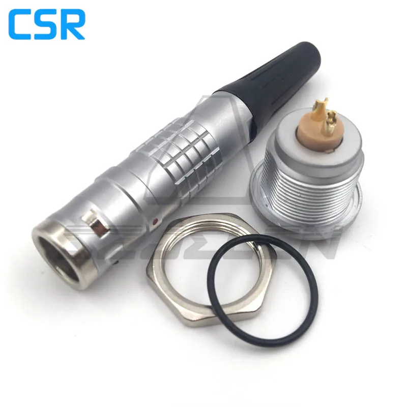 Lemo push pull Connector 2K series 2 pin , waterproof connectors 2 pin