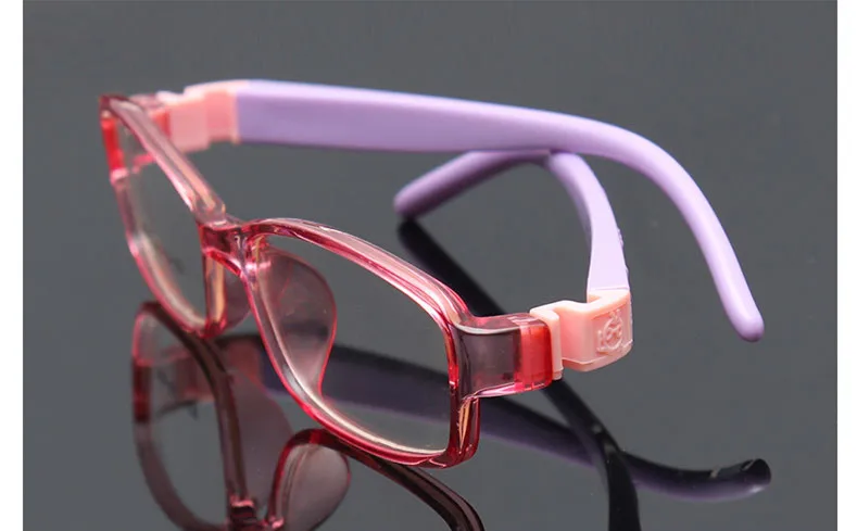Без винта небьющиеся TR детские оправы очки для мальчиков оптические очки оправа для девочек резиновая мягкая гибкая для детей близорукость 8813 - Цвет оправы: C3