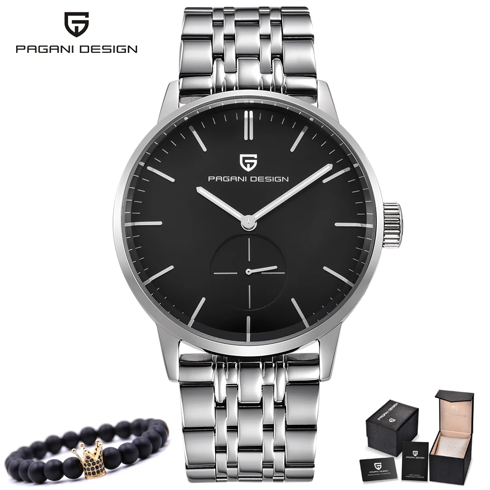 

2018 Luxury Brand PAGANI DESIGN Fashion sport stainless Steel watch men Waterproof Simple Quartz watches Men Relogio Masculino