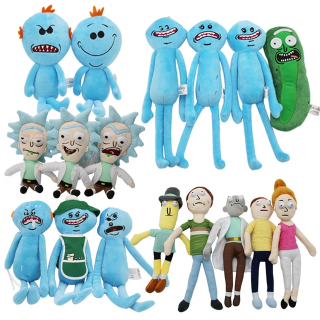 Cheap 16 Styles TV Rick And Morty Plush Toys Stuffed Soft Toys Cute Anime Doll Rick Morty Pillow Children Girls Kids Boy Birthday Gift