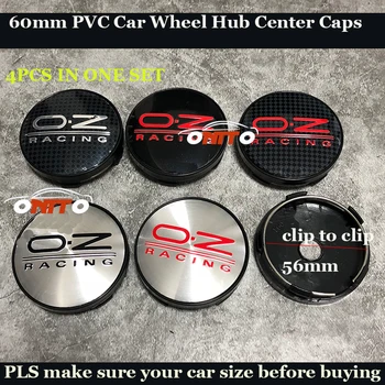 

4pcs/lot Modified Car Wheel center caps For OZ OZ Racing logo Badge Emblem Wheel hub Caps 60mm Car Accessories Auto Rims covers