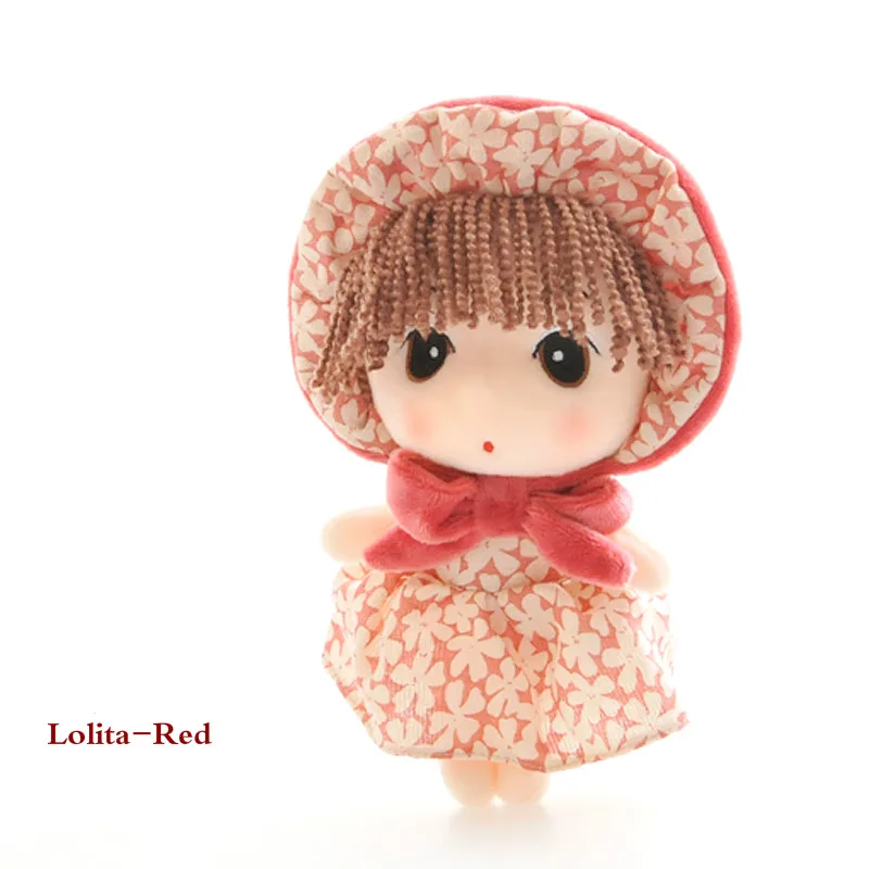 RYRY 20cm 3Styles Mini Plush Doll Girl Cute Plush Doll Can be Used as Bag decoration