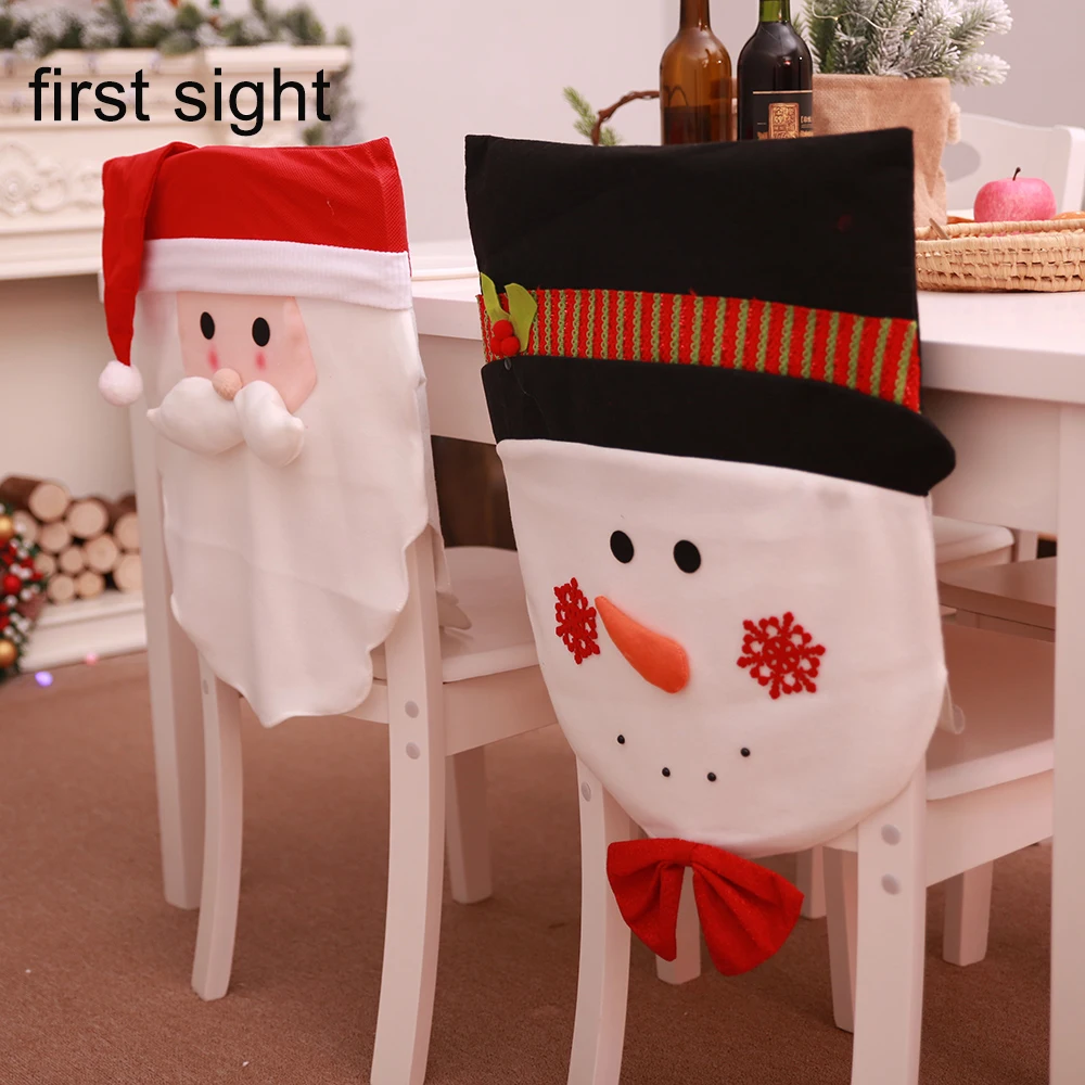 

Christmas Decorations Christmas Table Foot Sets Home Dressing Table Chairs Covers Creative Dress Ups