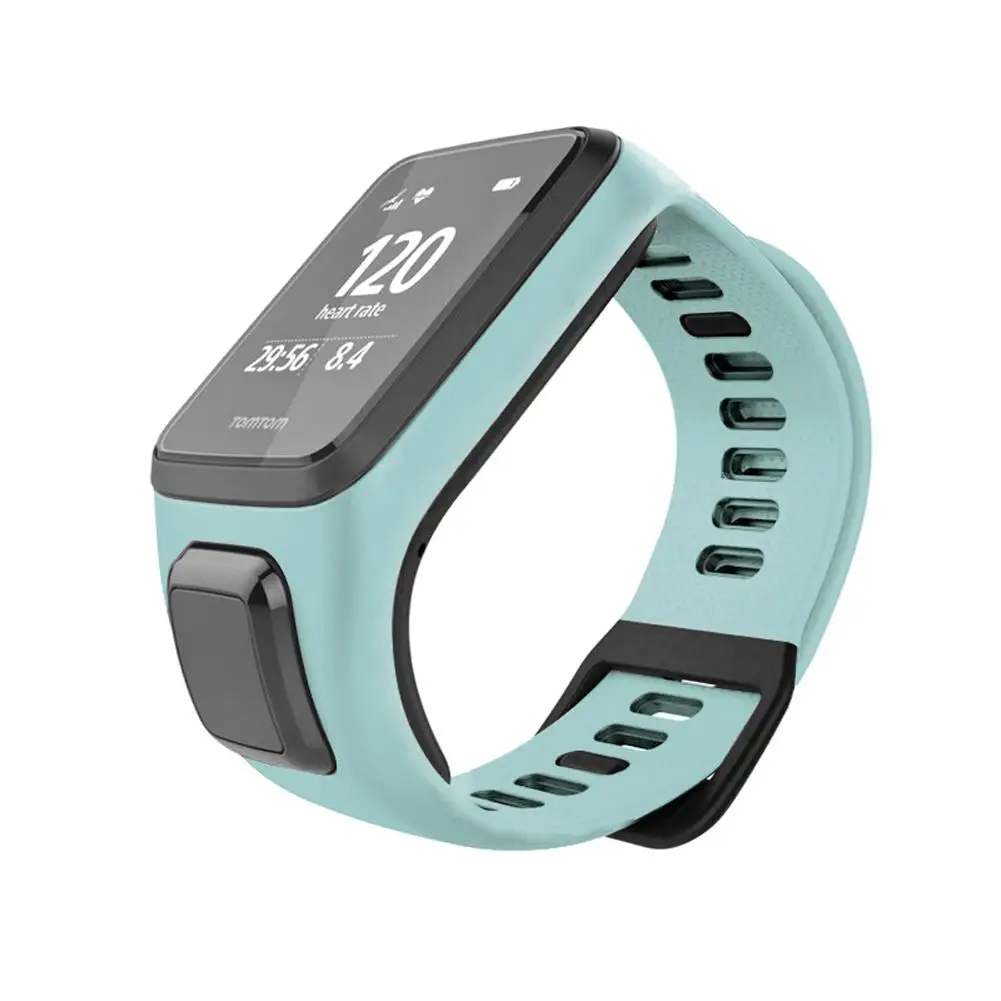 Силиконовый сменный ремешок для наручных часов Ремешок для TomTom 2 3 серии Runner 2 3 Spark Series Golfer 2 Adventurer gps часы# CW