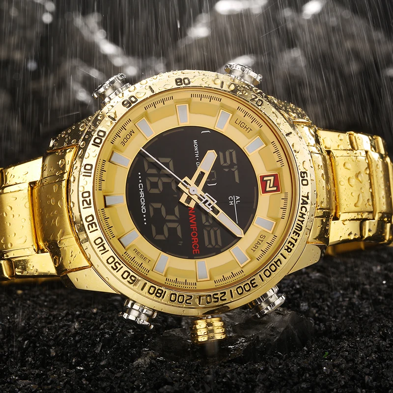  NAVIFORCE Military Sports Watches Men Luxury Top Brand Digital Quartz Watch Men's Waterproof Wrist 