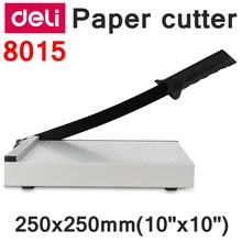 [ReadStar] Deli 8015 ручной триммер для бумаги размер 250x250 мм(1" x 10") триммер для бумаги с резаком для бумаги