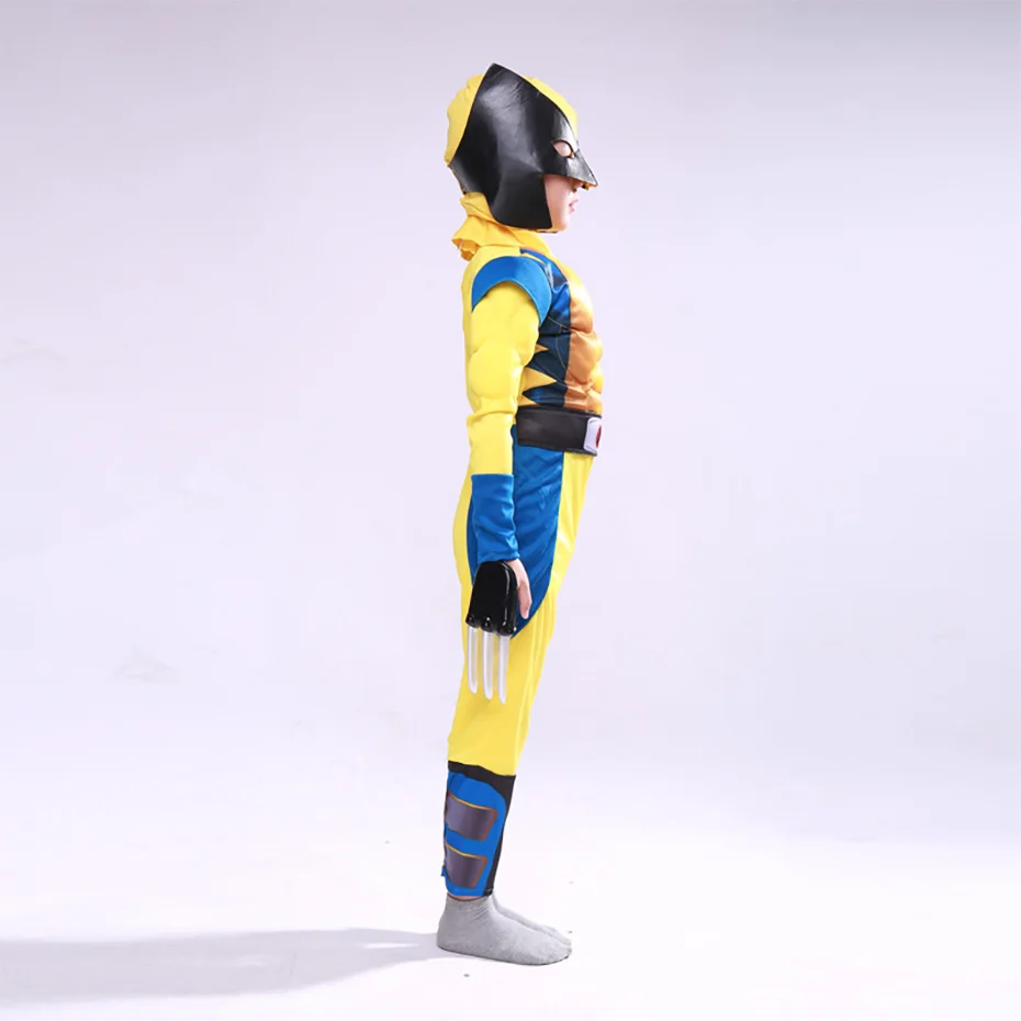 Kopen Wolverine Wolf Set Anime X Mannen Spier Hero Kinderen Fantasy Comic Movie Carnaval Party Purim Halloween