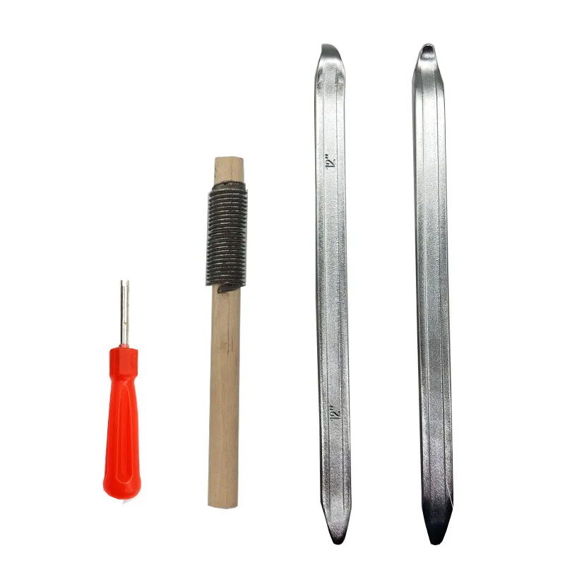 Bicycle  Motorcycle Tire Repair Tools Set Bike Tyre Repair Accessories Kit Cycling Rubber Puncture Patches Kit Tire pry plate