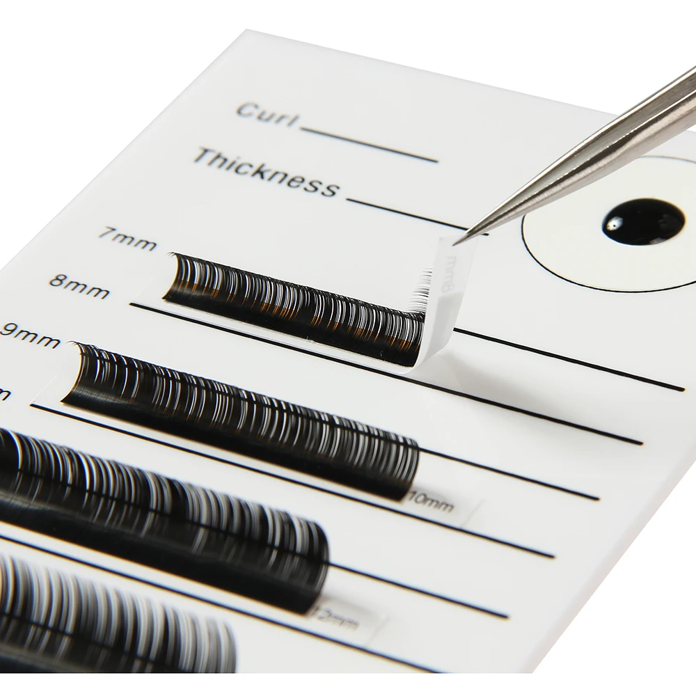 Eye Makeup Set Acrylic Pallet Individual Eyelash Extension Glue Plate Volume Eyelashes Pad Makeup Training Tools Glue + 20pcs Lash Holder