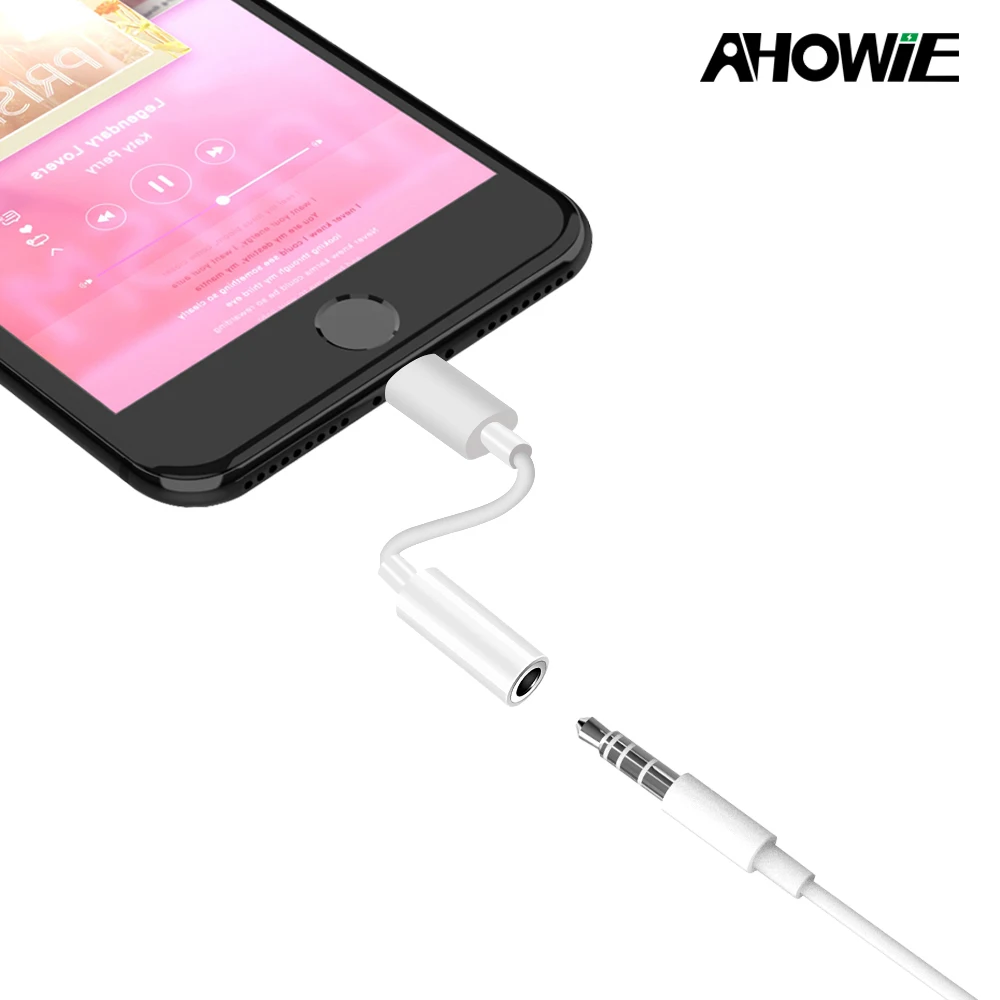 

Ahowie Audio Charge Adapter For Iphone X XR XS Max 8 7 6 Plus Aux Jack 3.5mm Audio Cable For Ipad Apple Iphone XS 5SE Converter