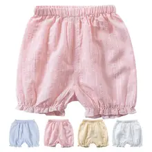 Летние и весенние хлопковые шорты для маленьких девочек модные простые повседневные шорты высокого качества жаккардовые хлопковые брюки свободные облегающие шорты