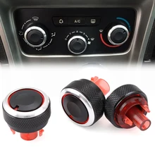 3 uds instalación aire acondicionado rueda reguadora de aire acondicionado AC mando para PEUGEOT 307/CITROEN C-TRIOMPHE accesorios de coche