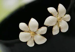 Модные горячие продажи стиль Корейский Золотой цветок серьги E30