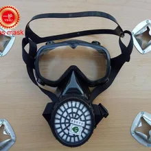 Высокое качество, респиратор, противогаз, черная, самовсасывающая, угольный фильтр, маска, краска, спрей, пестицид, спрей, противогаз, фирма YIHU