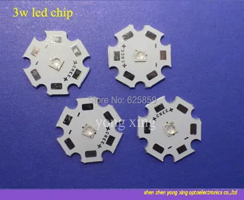 

10pcs/lot UV LED 3W High power led chip 395-400nm on 20mm Star