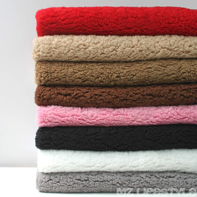 Buulqo 100*140cm autumn and winter cotton velveteen plush fabric super