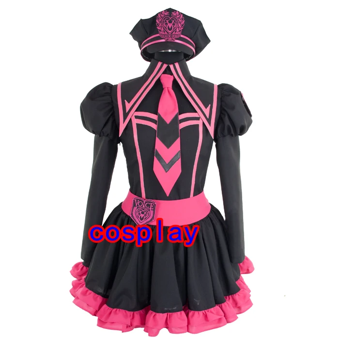Vocaloid Luka PV Uniform Cosplay Kostuum Lolita Feestjurk Volledige set + Hoed Halloween Kostuum voor vrouwen Vocaloid Luka PV Uniform Cosplay Kostuum Lolita Feestjurk Volledige set + Hoed Halloween Kostuum voor vrouwen