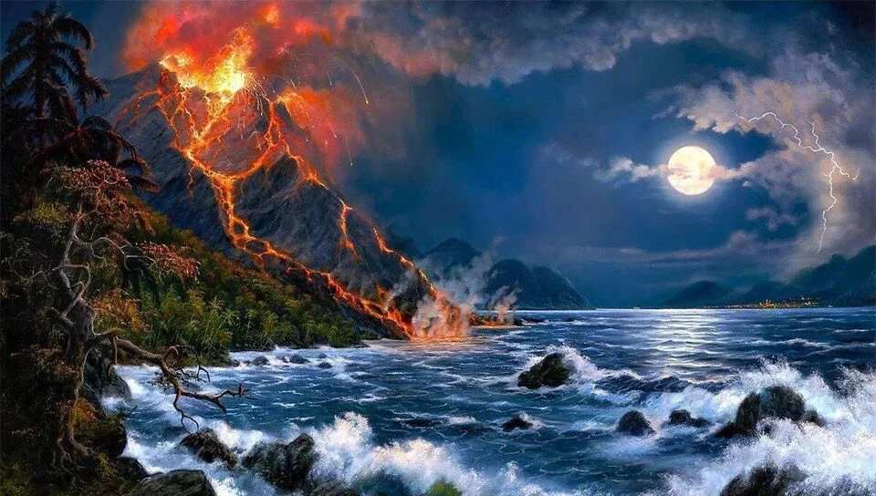 

5D DIY diamond painting Landscape seaside Round drill diamond embroidery kits rhinestones Home Decor Christmas gift