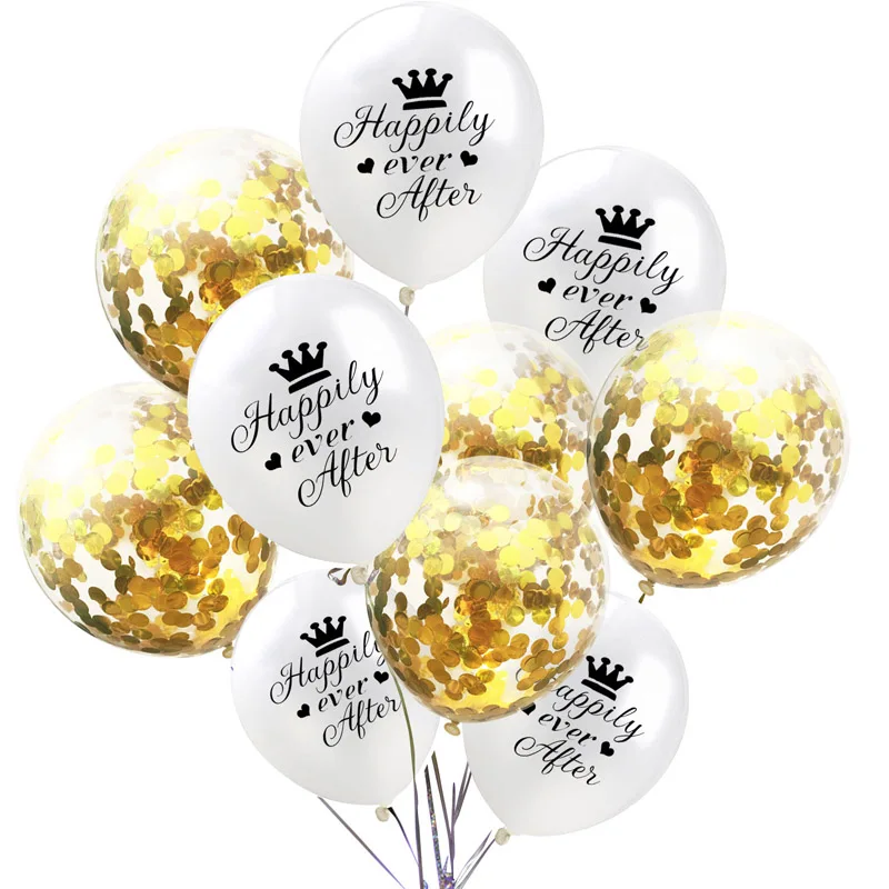 10 шт Baby Shower Happy Ever After латексные украшения из воздушных шаров на день рождения