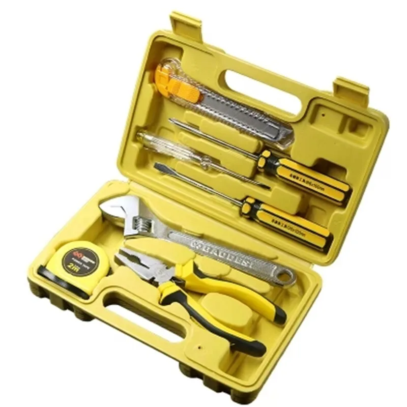 

G1 8PCS Electrician Tool Set Multi-function Home Hardware Repair Kit Universal Tool Kit Pliers Hammer Wrench