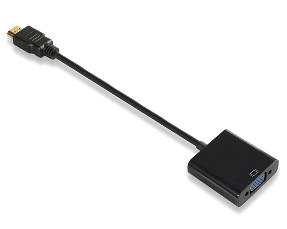 VERI Male to Female 1.4 Version HDMI to VGA Converter HD Adapter Cable for PC Laptop Tablet Support 1080P HDTV TV Video Card (10)