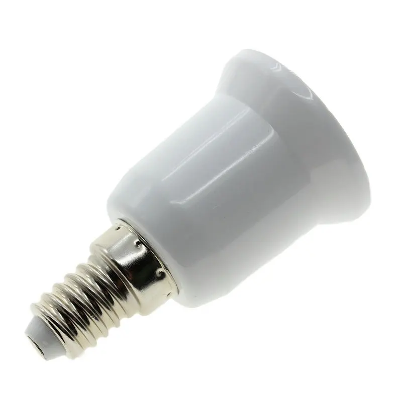 E14 to E27 Conversion Lampholder Base LED Light Bulb Adapter Connector