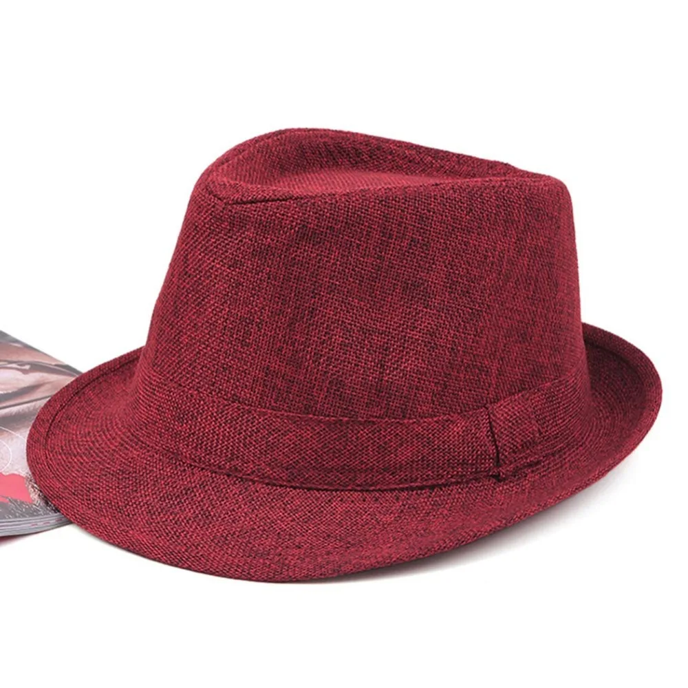 2018 Летняя мода Винтаж Ретро Для женщин унисекс Fedora Шляпа Кепки мужчин пляж солнце
