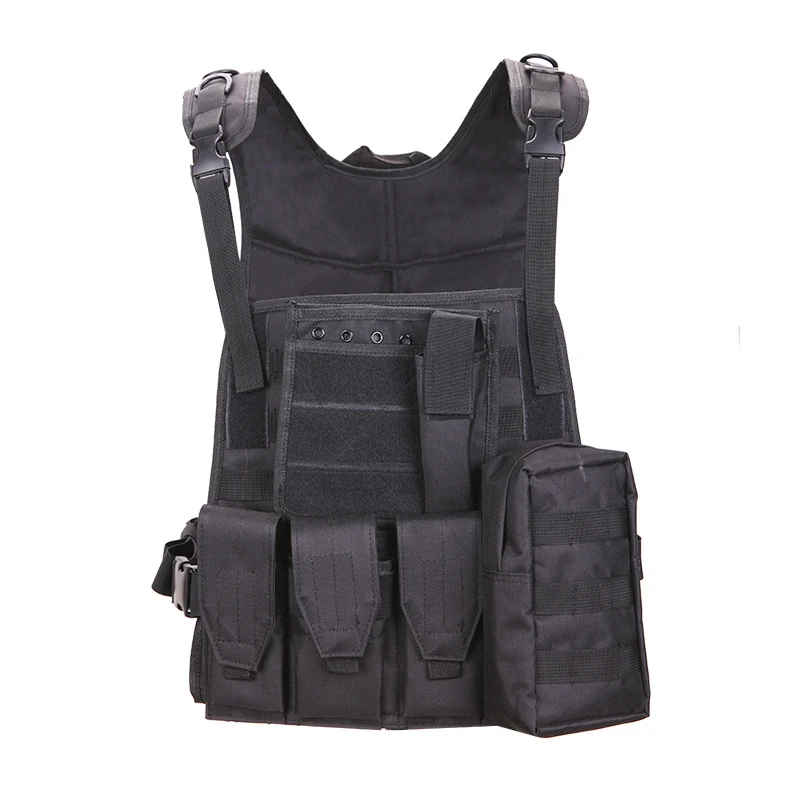 

Outdoor Military Camouflage Waterproof Vests CS Combat Equipment Adjustable Tactical Vest Climbing Training Fishing Hunting Vest