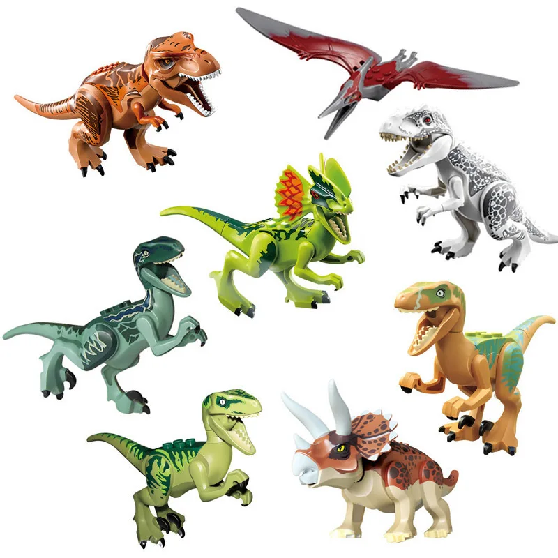 Jurassic World 2 Dinosaurs Legoings Building Blocks Figures Tanystropheus Tyrannosaurus Rex Bricks Toys Compatible Dinosaurs Jurassic World 2 Dinosaurs Legoings Building Blocks Figures Tanystropheus Tyrannosaurus Rex Bricks Toys Compatible Dinosaurs