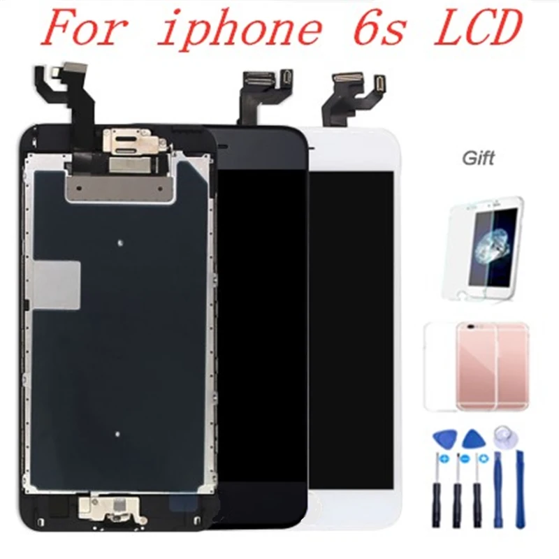 

Full Parts Screen For IPhone 6S LCD Display 3D Touch Screen Digitizer Replacement Pre-assemble camera+Dpeaker+Home Button