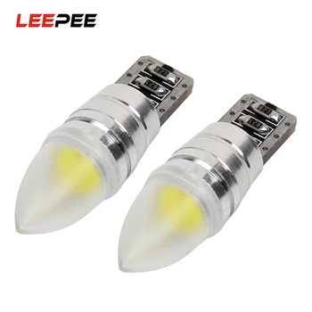 

LEEPEE 1 Pair T10 led Car Licence Plate Light 3D Bullet Car Lights Car Accessories Auto Reading Lamps 12v Auto Lights
