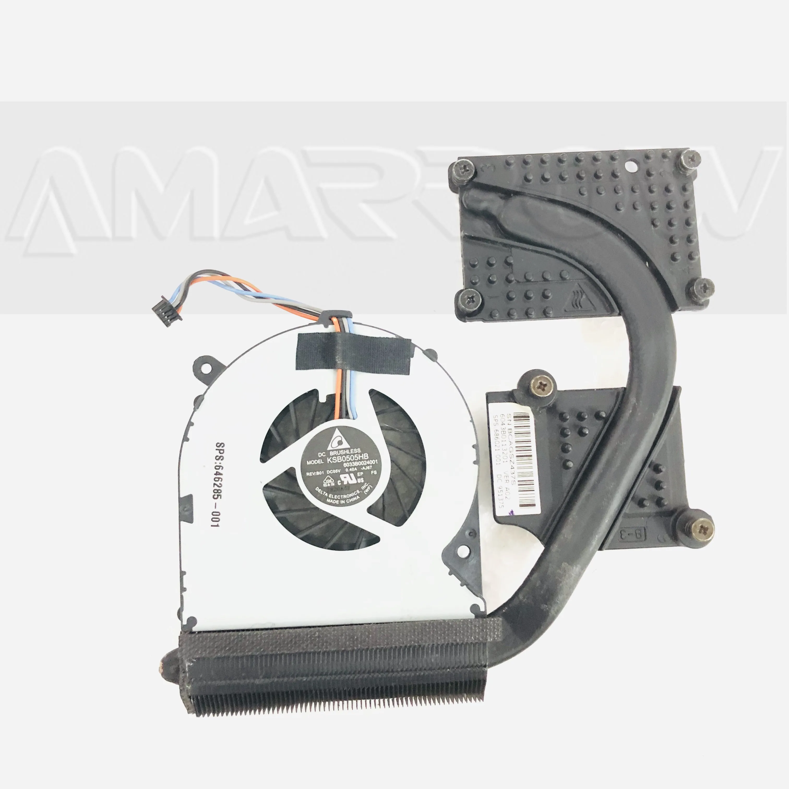 

Original for HP probook 8470p 6470b cooling heatsink with fan 686021-001