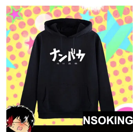 Новая аниме Nanbaka толстовка с цифрами Jyugo Толстовка пальто осень зима для мужчин