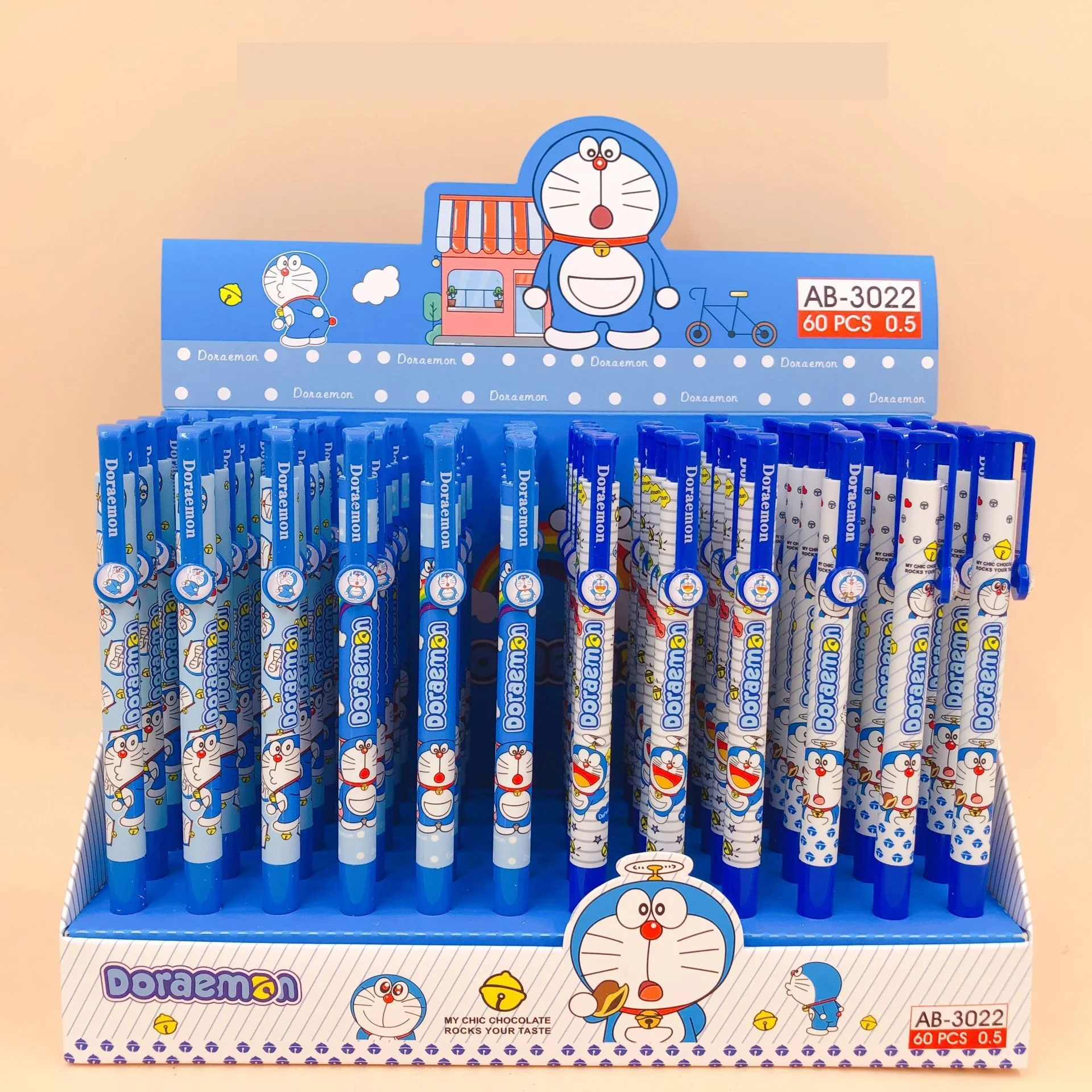 

60pcs/lot KT cartoon anime ballpoint pen office school writing pens students stationery boy girl gift prize