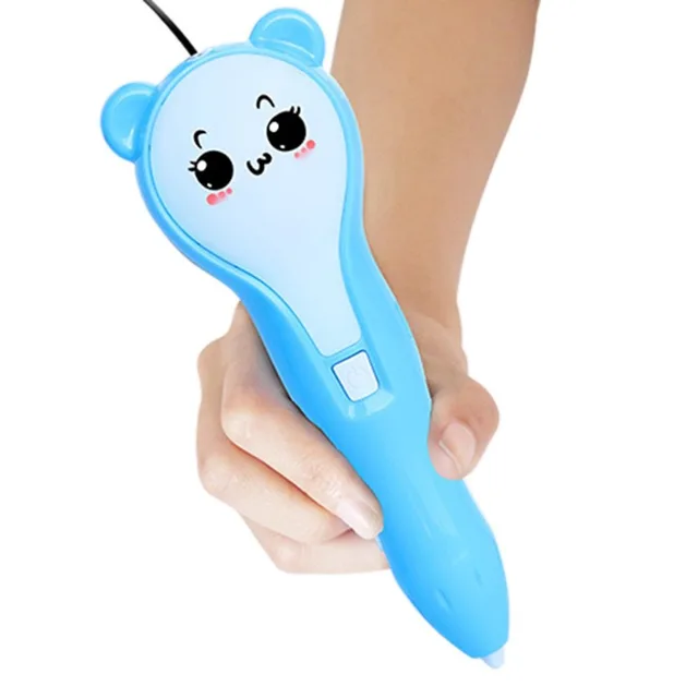 Cheap Creative 3D Printing Pen Low Temperature Kids Graffiti Pen Children Funny Drawing Tool Best Children Birthday Gift