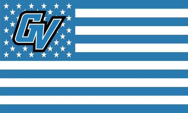 Grand Valley State University Lakers Us Stripe Banner Flag 3x5ft