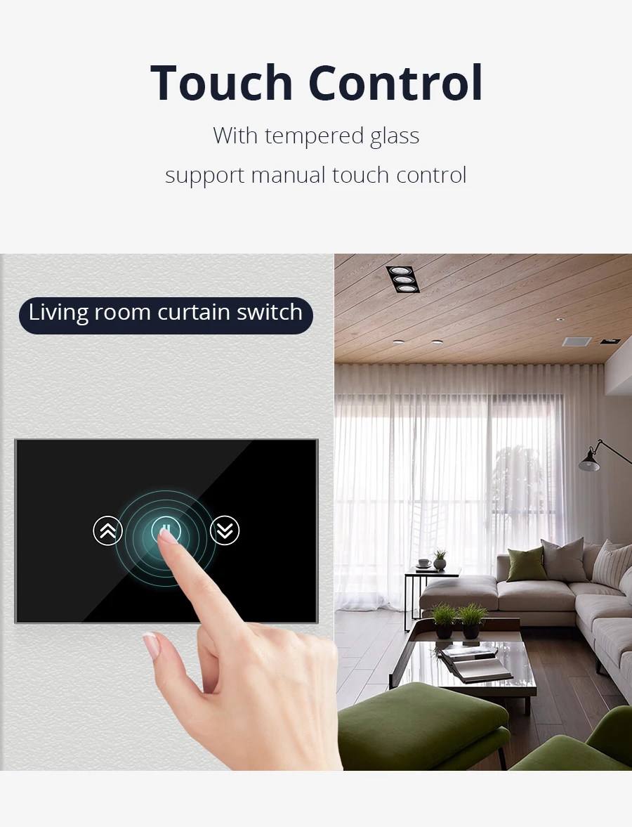 Умный дом сенсорный выключатель для занавес двигатель tuya Jinvoo приложение управление Alexa Gooogle домашний iftt настенный выключатель