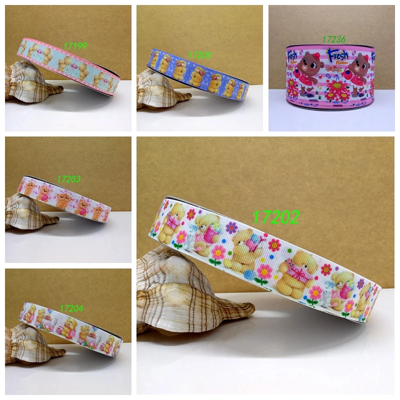 50 ярдов мультфильм напечатанный grosgrain ленты 17202