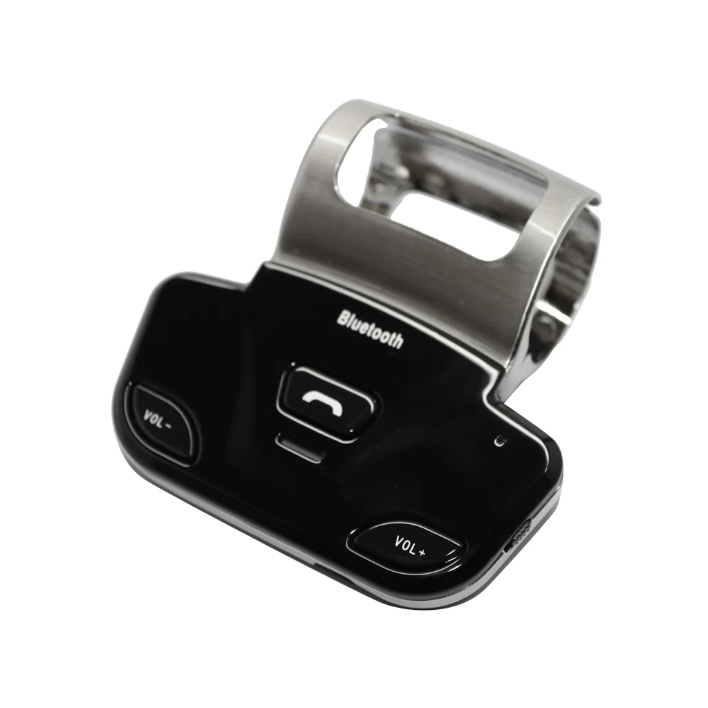 LD318 Steering Wheel Car Wireless Bluetooth Hands-Free Kit with Car Charger+Cable