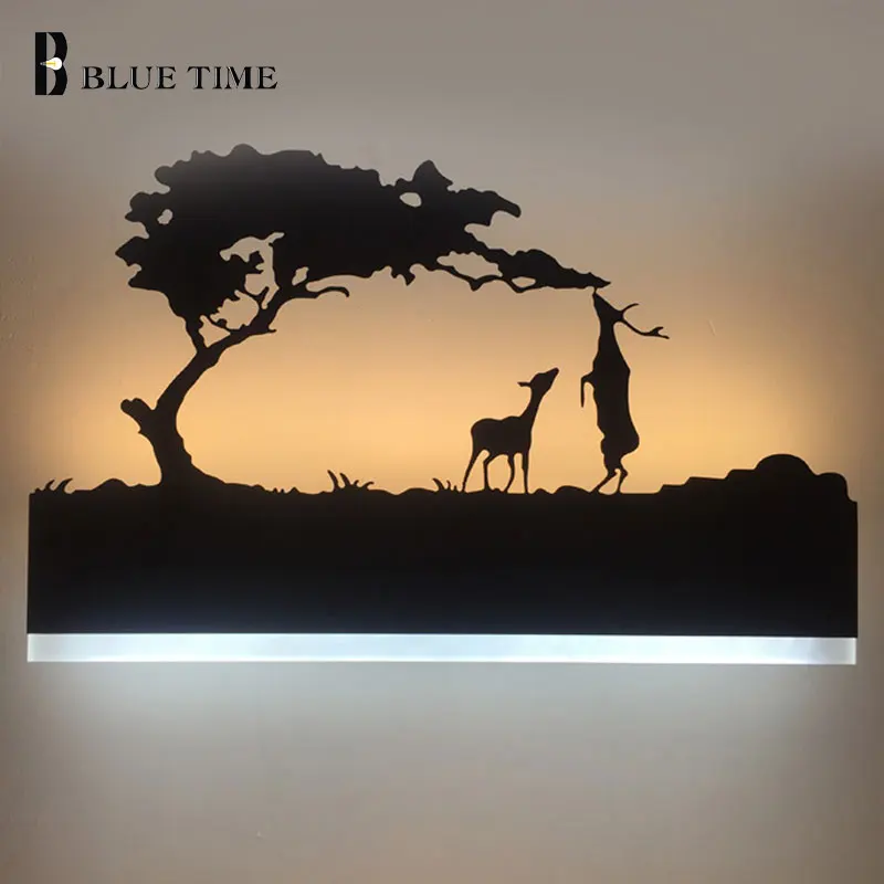 

12W Black Modern Led Wall Light For Bathroom Living Room Beside Room Bedroom Night Light Acrylic Sconce Wall Lamp Led Lustres