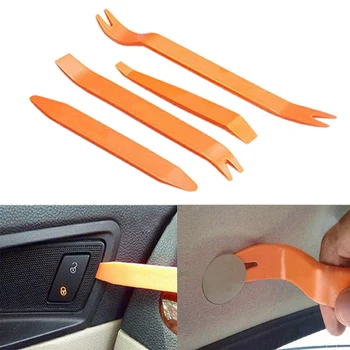 

4Pcs/Set high quality Auto Car Radio Panel Door Clip Panel Trim Dash Audio Removal Kit Repair Hand Cockpit Pry Tool Accessories