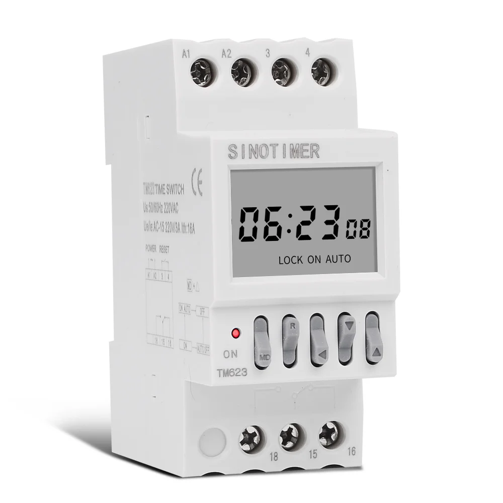 230V Programmable Astronomical Time Switch with Latitude Display Daily Street Light Controller timer switch programmable timer switch time switch
