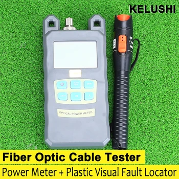 

Hot sale fiber optical power meter with 10mW plastic visual fault locator 2 in 1 tester