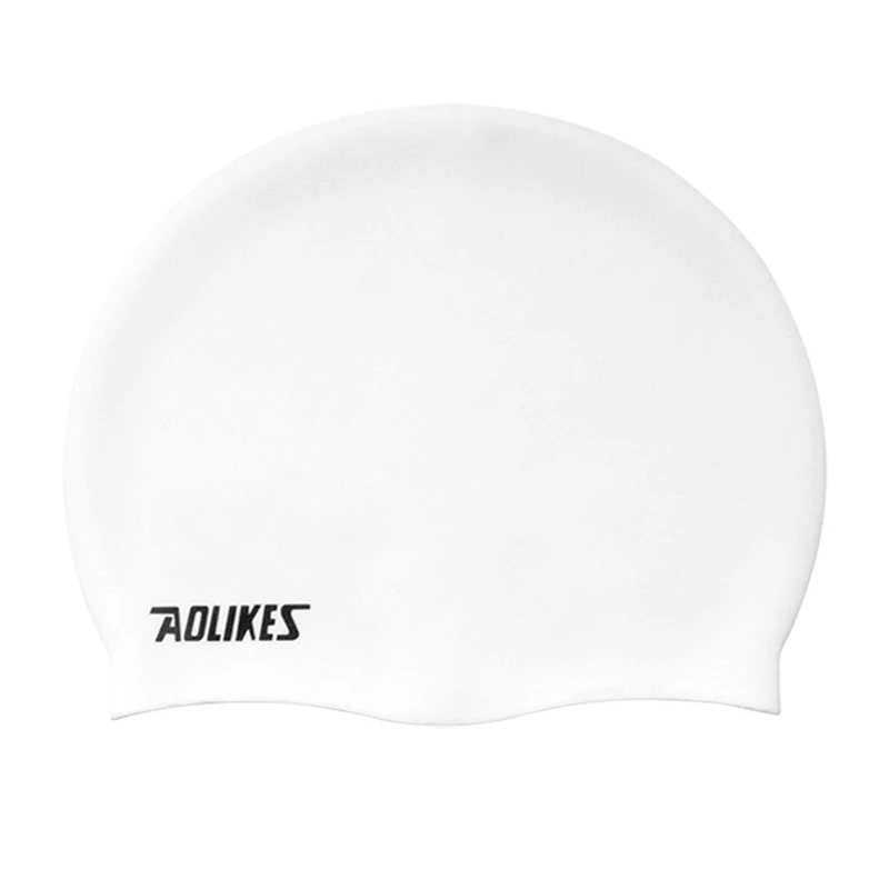 2019 Silicone Waterproof Swimming Caps Men Women Protect Ears Long Hair Sports Swim Pool Hat Adults Swimming Cap ST