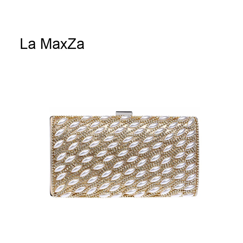 Clearance  La MaxZa Crystal Evening Party Banquet Bag Elegant Dinner Party Ladies Women Minaudiere Wedding Par