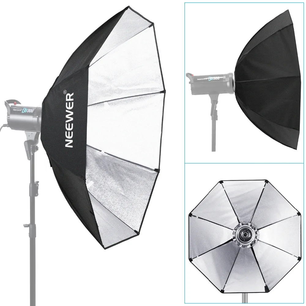 Neewer 3" x 30" 80 см X 80 см Octagon Umbrella Speedlite софтбокс с креплением Bowens для Nikon Canon sony Pentax Olympus