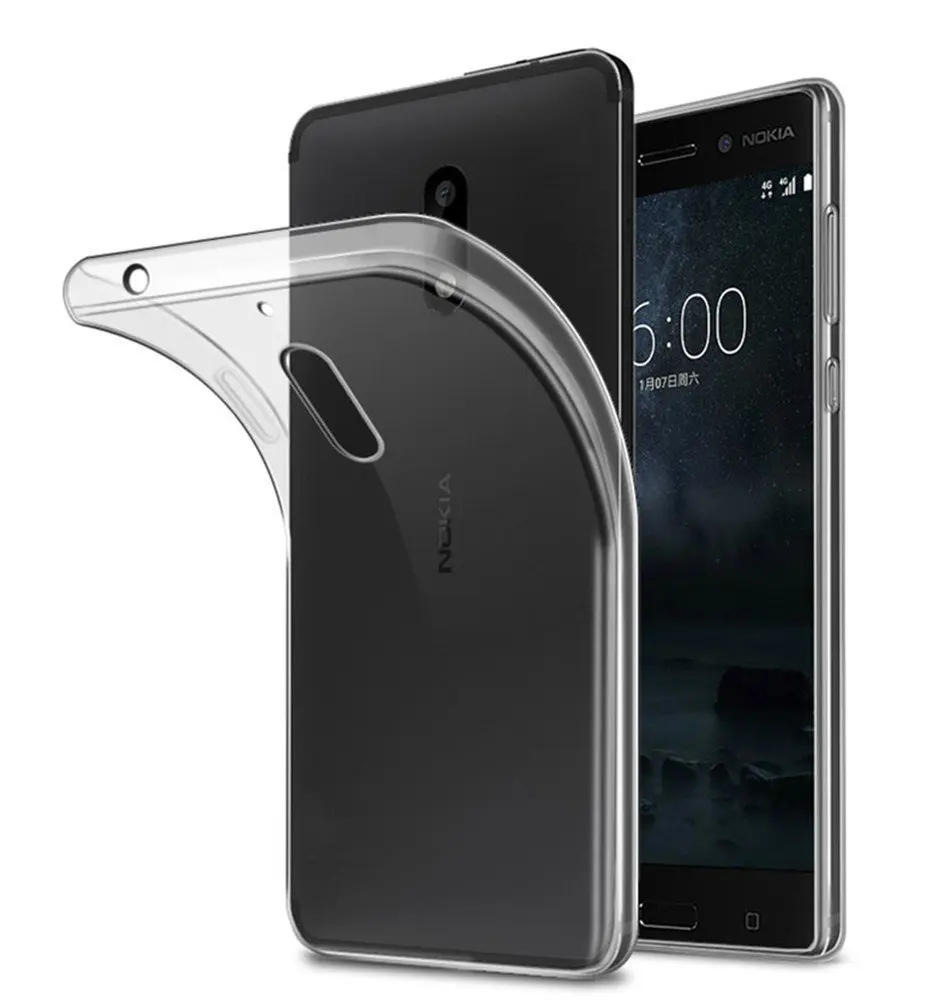 Vskey 10 шт. Прозрачный чехол для телефона для Nokia 6 высокое яркий Сверхтонкий чехол для телефона из мягкого Nokia 6,1 Plus X6 ТПУ силиконовый чехол