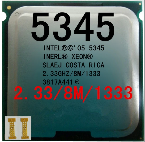 best processor for laptop INTEL XEON E5345  e5345  Processor 2.33GHz 8MB 1333MHz Quad Core Server CPU computer processor list